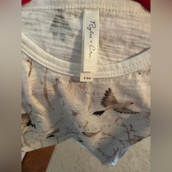 Rylee + Cru 🦌Forest animals print long sleeve top NWOT - Picture 3 of 3